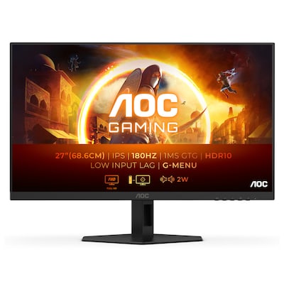 Image of AOC 27G4XE 68,6cm (27“) FHD IPS Gaming Monitor 16:9 HDMI/DP 180Hz 1ms (GtG), 05ms (MPRT) G-Sync