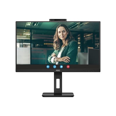 Image of AOC 24P3QW 60,5cm (23,8") FHD IPS Monitor 16:9 HDMI/DP/USB 75Hz Webcam Sync