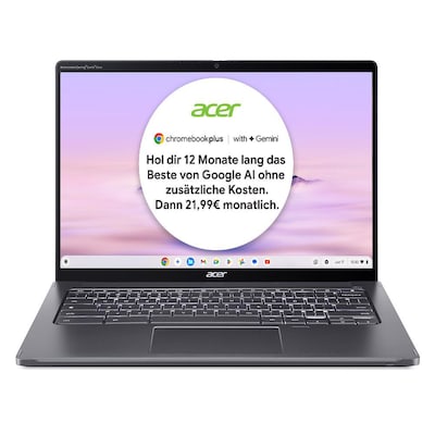 Image of Acer Chromebook Spin 714 – Chromebook Plus 14" FHD+ Touch i3-1215U 8GB/256GB ChromeOS CP714-1WN-39VA