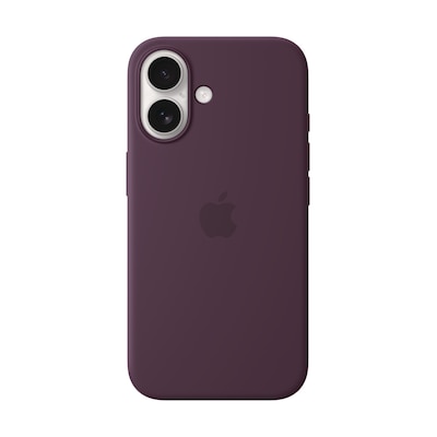 Image of APPLE IPHONE16 SILICONE CASE WITH MAGSAFE - PLUM (MYY43ZM/A)