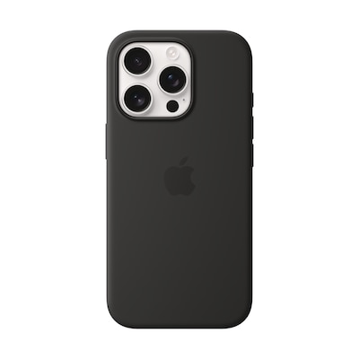 Image of APPLE IPHONE16 PRO SILICONE CASE WITH MAGSAFE - BLACK (MYYJ3ZM/A)