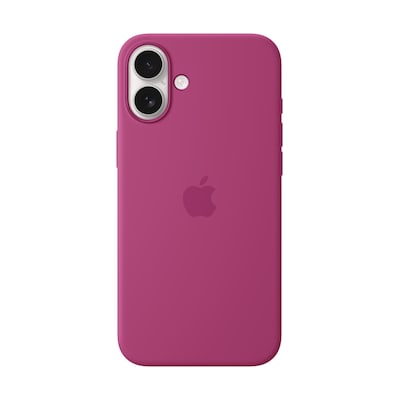 Image of APPLE IPHONE 16 PLUS SILICONE CASE WITH MAGSAFE - FUCHSIA (MYYE3ZM/A)