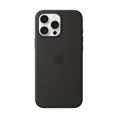 Image of APPLE IPHONE16 PRO MAX SILICONE CASE WITH MAGSAFE - BLACK (MYYT3ZM/A)