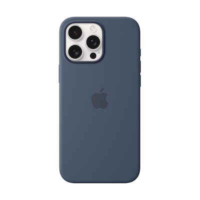 Image of Apple Original iPhone 16 Pro Max Silikon Case mit MagSafe - Denim