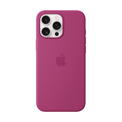 Image of APPLE IPHONE16 PRO MAX SILICONE CASE WITH MAGSAFE - FUCHSIA (MYYX3ZM/A)