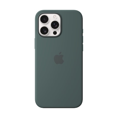 Image of Apple Original iPhone 16 Pro Max Silikon Case mit MagSafe - Seegrün