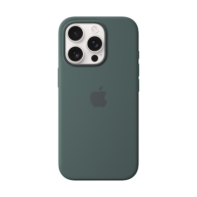 Image of APPLE IPHONE16 PRO SILICONE CASE WITH MAGSAFE - LAKE GREEN (MYYR3ZM/A)