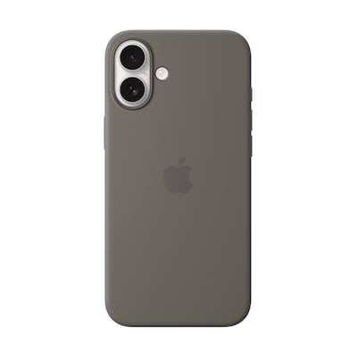 Image of Apple Original iPhone 16 Plus Silikon Case mit MagSafe - Steingrau