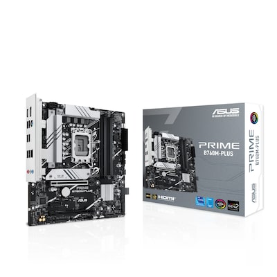 Image of ASUS PRIME B760M-PLUS mATX Gaming Mainboard Sockel 1700 DP/HDMI/USB-C