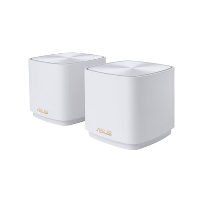 Image of ASUS ZenWiFi XD4 Plus AX1800 Weiß 2er Set kombinierbarer Router Home Mesh WiFi 6 System