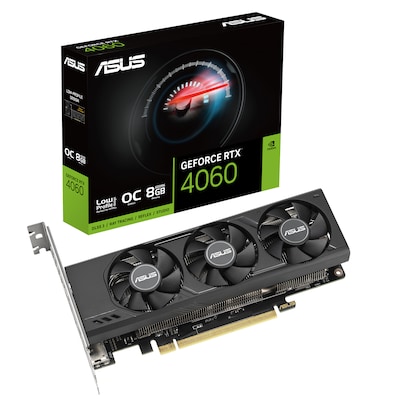 Image of ASUS GeForce RTX 4060 LP BRK OC Gaming Grafikkarte 8GB GDDR6, 2xHDMI, 2xDP