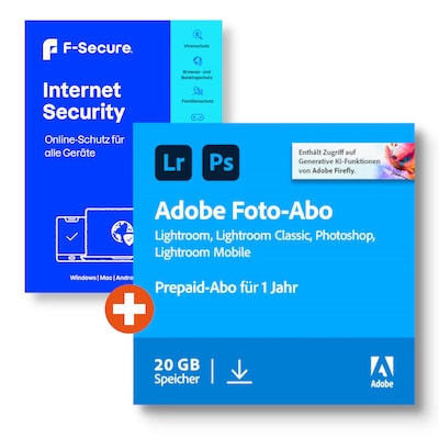 Image of Adobe Creative Cloud Foto-Abo + F-Secure | Download & Produktschlüssel