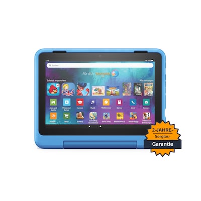 Image of Amazon Fire HD 8 Kids Pro Tablet 8-Zoll-HD-Display, für Kinder von 6 bis 12 Jahren, 30 % schnellerer Prozessor, 13 Stunden Akkulaufzeit, kindgerechte Hülle, 32 GB (2022), Cyber Welt Design