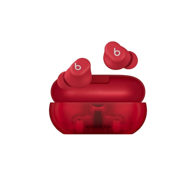 Image of Beats Solo Buds - True Wireless-Kopfhörer mit Mikrofon - im Ohr - Bluetooth - durchsichtig rot (MUW03ZM/A)