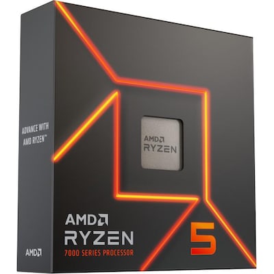 Image of AMD Ryzen 5 7600X (6x 4.7 GHz) 32 MB L3 Cache Sockel AM5 CPU BOX