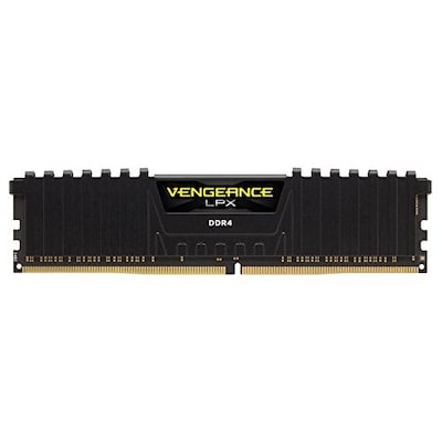 Image of 8GB (1x8GB) Corsair Vengeance LPX Schwarz DDR4-2666MHz CL16 (CL16-18-18-35) RAM