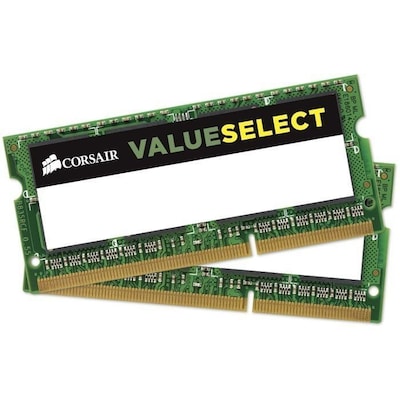 Image of 8GB (2x4GB) Corsair Value Select DDR3L-1600 MHz CL 11 SODIMM Notebookspeicher