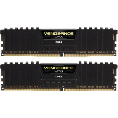 Image of 16GB (2x8GB) Corsair Vengeance LPX Black DDR4-3000 RAM CL15 (15-17-17-35)