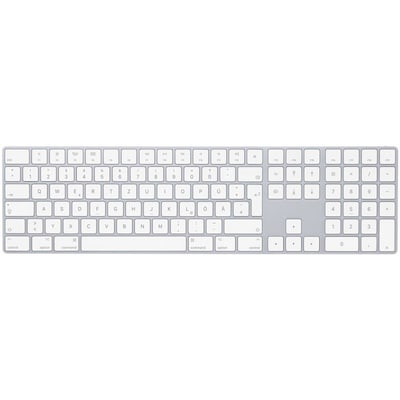 Image of Apple Magic Keyboard mit Ziffernblock (DE) silber, (iMac/MacMini)