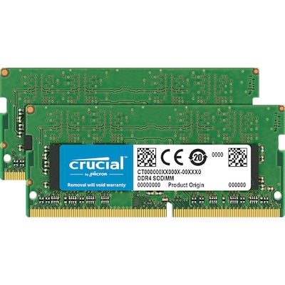 Image of 32GB (2x16GB) Crucial DDR4-2400 CL17 SO-DIMM RAM Notebook Speicher Kit
