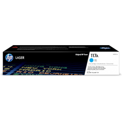 Image of HP 117A - Cyan - Original - Tonerpatrone (W2071A) - für Color Laser 150a, 150nw, MFP 178nw, MFP 178nwg, MFP 179fnw