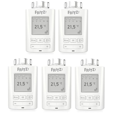 Image of AVM FRITZ!DECT 301 smarte Heizkörperthermostate für AVM Fritz!Box, 5er Pack