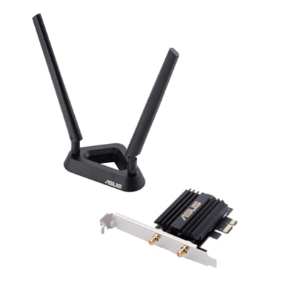 Image of ASUS PCE-AX58BT AX3000 BT50 Dual Band PCI-E 160MHz Wi-Fi 6 Netzwerk Adapter