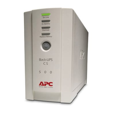 Image of APC Back-UPS BK500EI, 500VA, 230V, 7.0Ah Überspannungsschutz