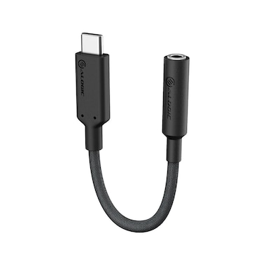 Image of ALOGIC Elements Pro USB-C auf 3,5mm Audio Adapter 10cm schwarz