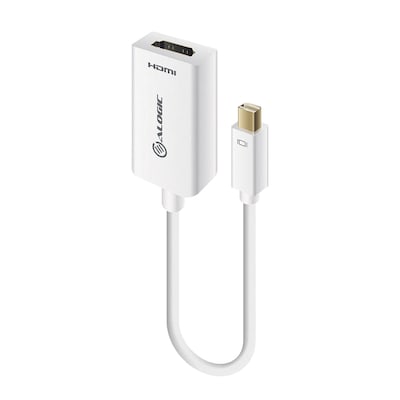 Image of ALOGIC Mini DisplayPort auf HDMI-Buchse Adapter 15cm weiß