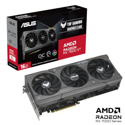 Image of ASUS TUF Gaming Radeon RX 7600 XT OC Edition 16GB GDDR6 Grafikkarte