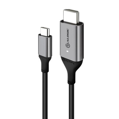 Image of ALOGIC USB-C-Kabel (männlich) auf HDMI (männlich) 1m grau