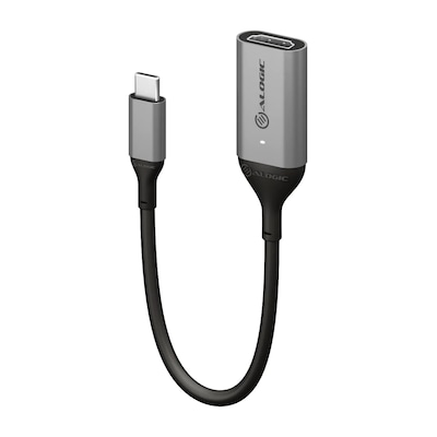 Image of ALOGIC Ultra USB-C (männlich) auf HDMI (weiblich) Adapter grau 15 cm