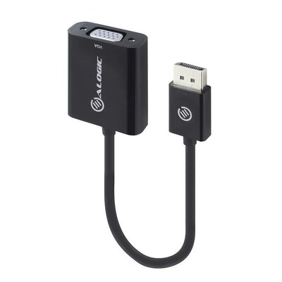 Image of ALOGIC DisplayPort (männlich) auf VGA (weiblich) Adapter 20cm schwarz