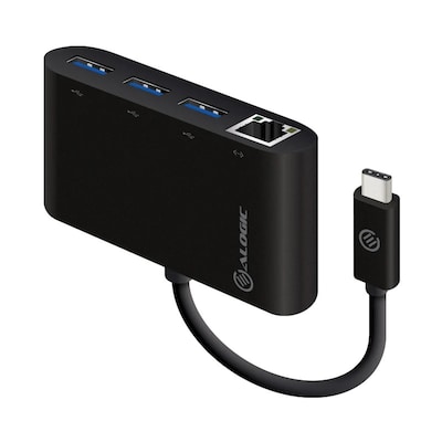 Image of ALOGIC USB-C to Gigabit Ethernet & USB 3. 0 SuperSpeed 3 Port USB