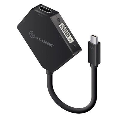 Image of ALOGIC 3-in-1 Mini DisplayPort to HDMI/ DVI/ VGA Adapter