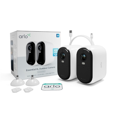 Image of Arlo Essential 2 XL 2K Outdoor Kamera außen - 2er Set weiß