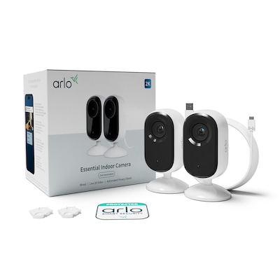 Image of Arlo Essential 2 2K Indoor Kamera - 2er Set weiß