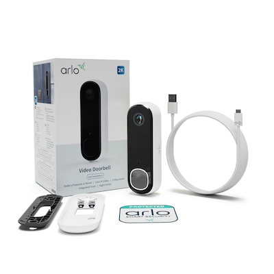 Image of Arlo Essential 2 AVD4001 2K Video Doorbell Funk-Türklingel WLAN