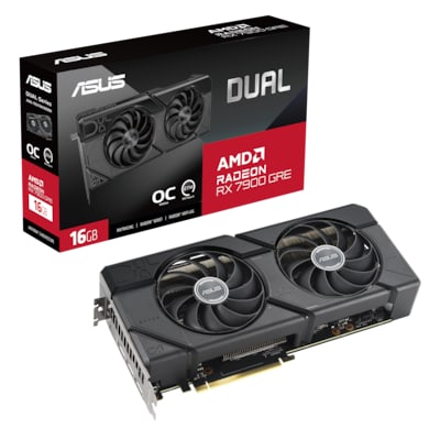 Image of ASUS Dual Radeon RX 7900 GRE 16GB OC Edition Grafikkarte 16GB GDDR6 HDMI/3xDP