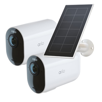 Image of Arlo Ultra 2 XL Überwachungskamera außen - 2er Set weiß + Solarpanel