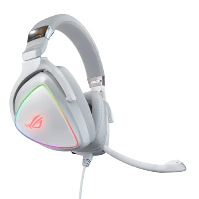 Image of ASUS ROG Delta Gaming Headset ESS QUAD DAC RGB USB-C Weiß