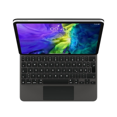 Image of Apple Magic Keyboard - Tastatur und Foliohülle - mit Trackpad - hinterleuchtet - Apple Smart connector - Deutsch - für 27,90cm (11) iPad Pro (1. Generation, 2. Generation)