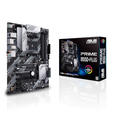 Image of ASUS Prime B550-Plus ATX Mainboard Sockel AM4 M.2/USB3.2/HDMI/DVI/VGA