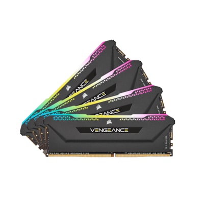 Image of 32GB (4x8GB) Corsair Vengeance RGB PRO SL DDR4-3200 RAM CL16 (16-20-20-38) Kit