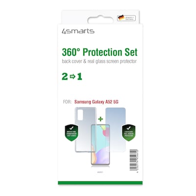 Image of 4smarts 360° Protection Set für Samsung Galaxy A52 5G, transparent