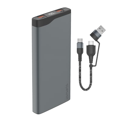 Image of 4smarts Powerbank VoltHub Pro 10000mAh QuickCharge PD gunmetal