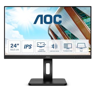 Image of AOC 24P2Q 60,45cm (23,8") FHD IPS Office Monitor 16:9 VGA/DVI/HDMI/DP 75Hz Sync