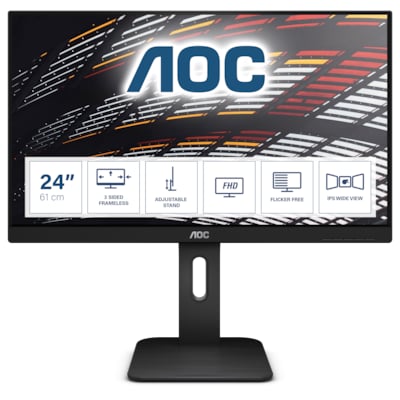 Image of AOC X24P1 61cm (24") WUXGA 16:10 Office-Monitor VGA/DVI/HDMI/DP Pivot HV