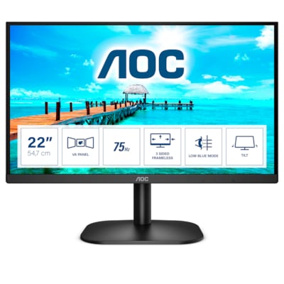 Image of AOC 22B2H 54,7cm (21,5") FHD Office Monitor 16:9 VGA/HDMI 200cd/m²